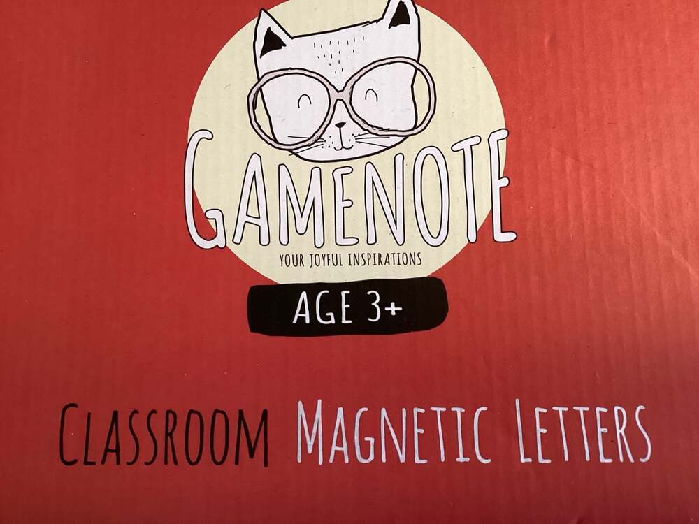 Gamenote 234 Pcs Classroom Magnetic Alphabet Letters Kit with Double-Sided Magne
